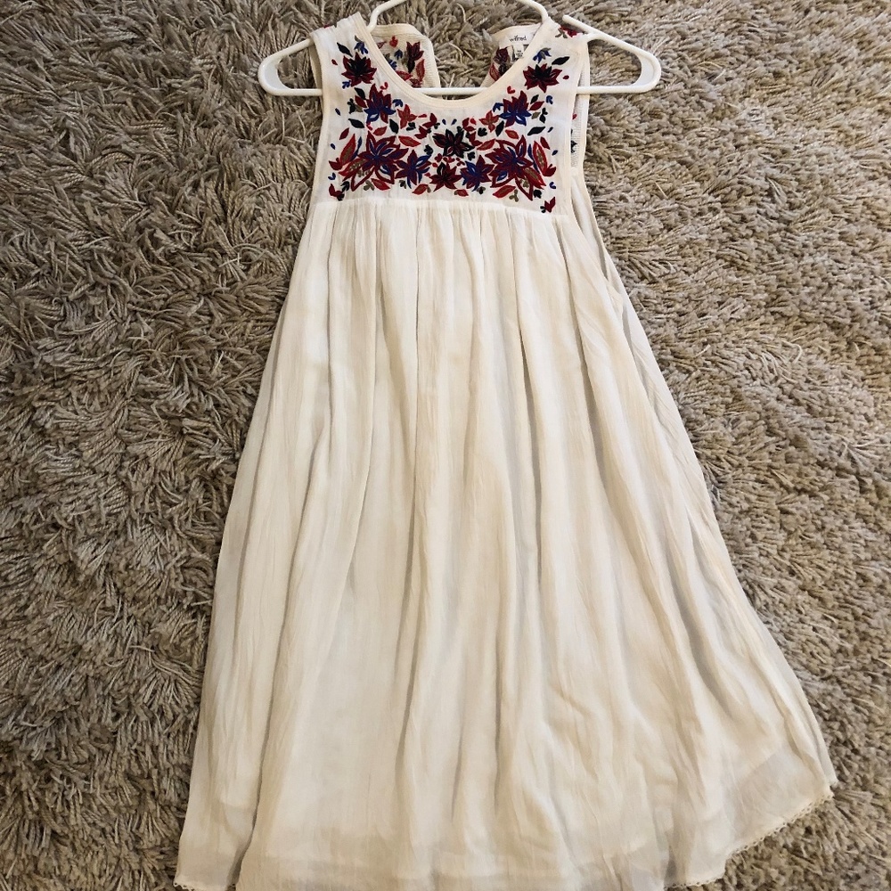 White shift dress graduation